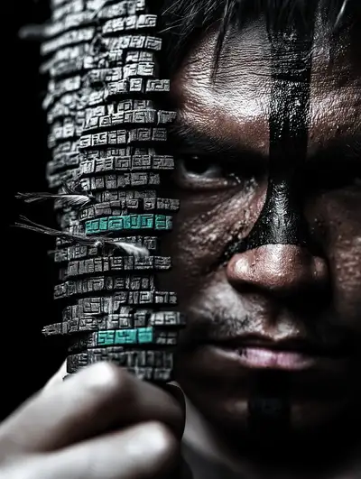 Ancient Mayan Shaman Editorial Moodboard