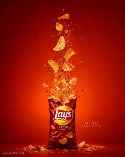 Ultra-Premium Pringles Käse Werbeplakat