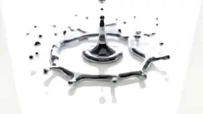Apple Logo Reveal with Liquid Metal - Veo3 JSON Prompt