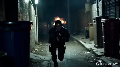 Tactical alley chase scene