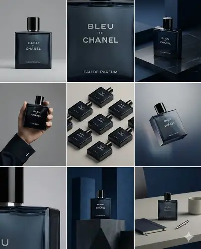3x3 storyboard grid for product brand mockup