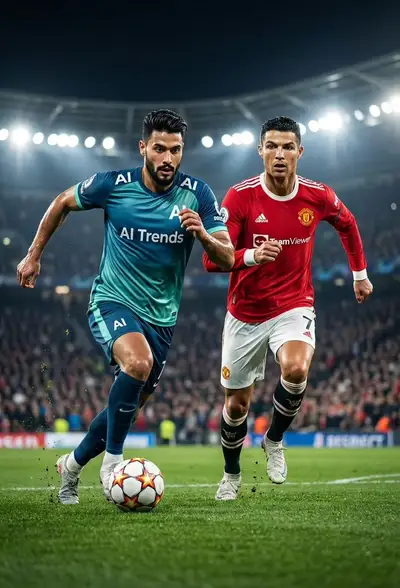 Football campaign with Cristiano Ronaldo lookalike kit