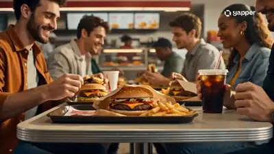 Fast-Food Restaurant Cinematic Video Prompt