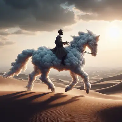 Ultra-realistic 8K cloud-shaped subject photo