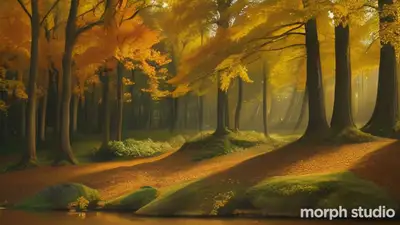 Serene Autumn Forest