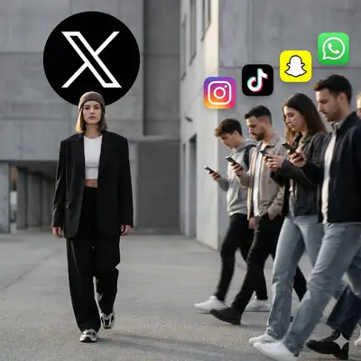 Cinematic Urban Social Media Culture Scene