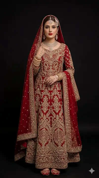 South Asian Bride Editorial Portrait Prompt