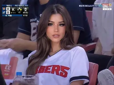 Cinematic Baseball Game Video of a Woman