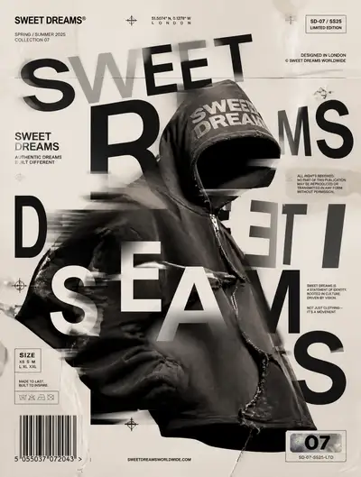 Sweet Dreams モーションタイポグラフィー・ファッションポスター