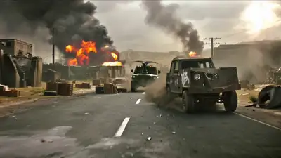 Post-Apocalyptic War Truck Chase