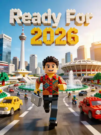 Roblox Lego New Year 2026 Scene