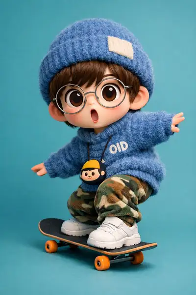Générateur de Personnage 3D de Poupée Chibi Mignonne