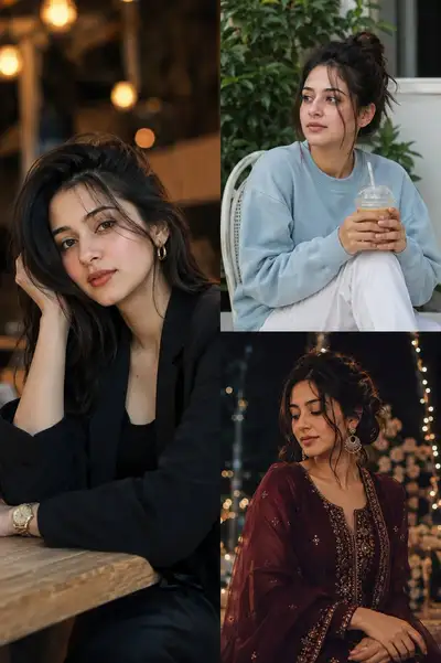 Ultra-Realistic 3-Frame Portrait Collage