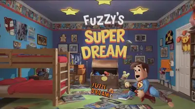 Disney Pixar Style Teddy Bear Superhero Animated Video