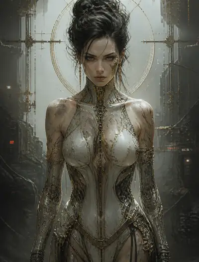 Luis Royo Modern Cybertech Painting