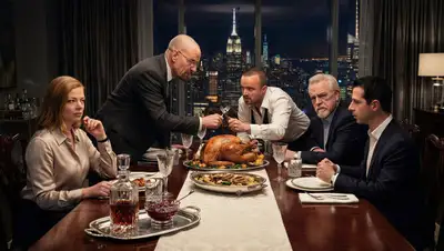 Breaking Bad + Succession Thanksgiving at the Roy Penthouse