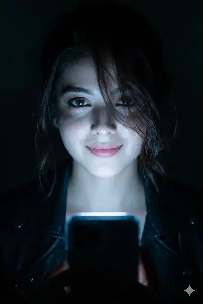 Cinematic Smartphone Glow Portrait