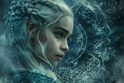 Epic Portrait with Geometric Patterns