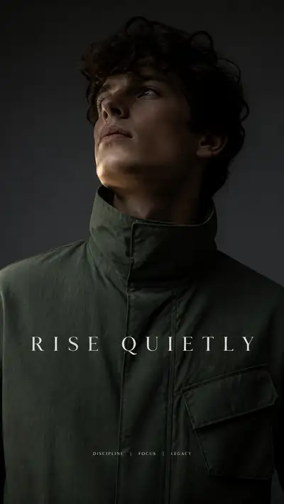 Premium Fashion Editorial: Rise Quietly