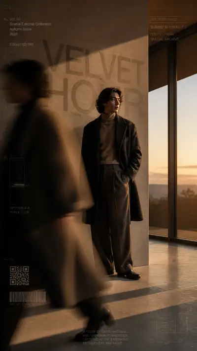 Velvet Hour: Ultra-Luxury Editorial Fashion Poster