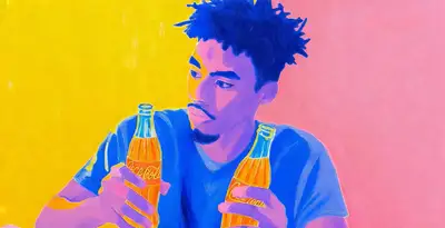 Vibrant Soda Moment