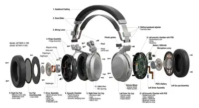 Exploded View Product Design Diagram