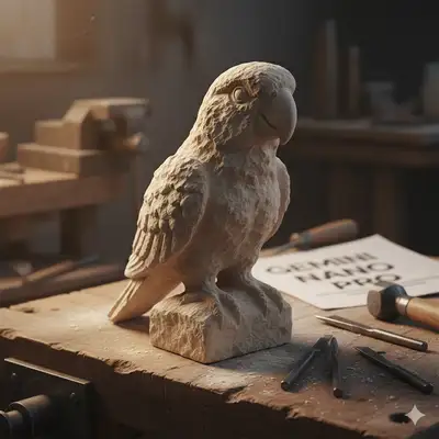 Stone-Carved Statue Effect Prompt