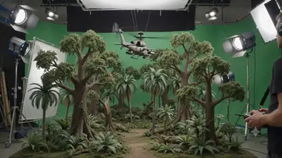Spinosaurus vs RC Helicopter BTS Shot