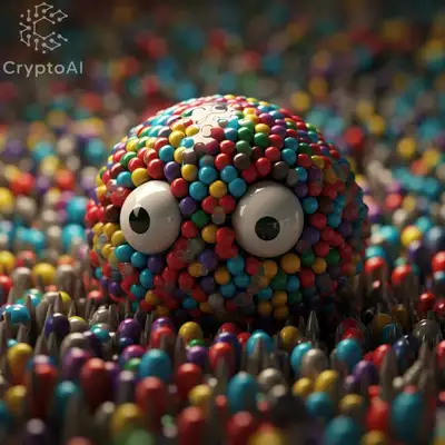 3D Sphere with Colorful Eyes