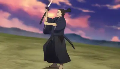 Anime Samurai Manga Panel Transition