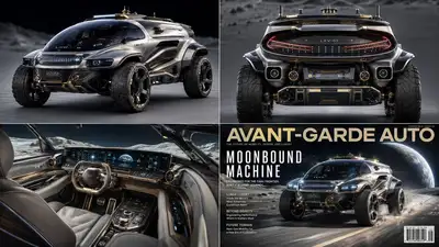 Prompt de Design de Carro Inspirado em Livros