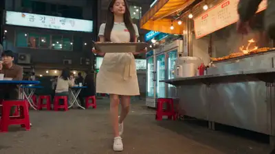 Bullet-Time Street Market Food Spill
