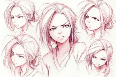 Character Expression Sheet Prompt