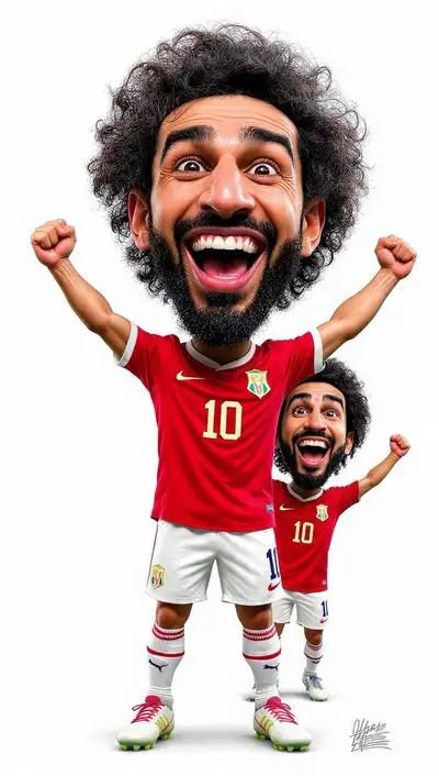 3D Caricature Football Players Series