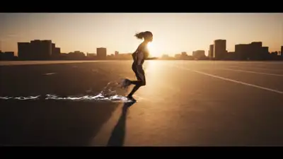 Veo3 Cinematic Runner Adidas Logo Morph Prompt
