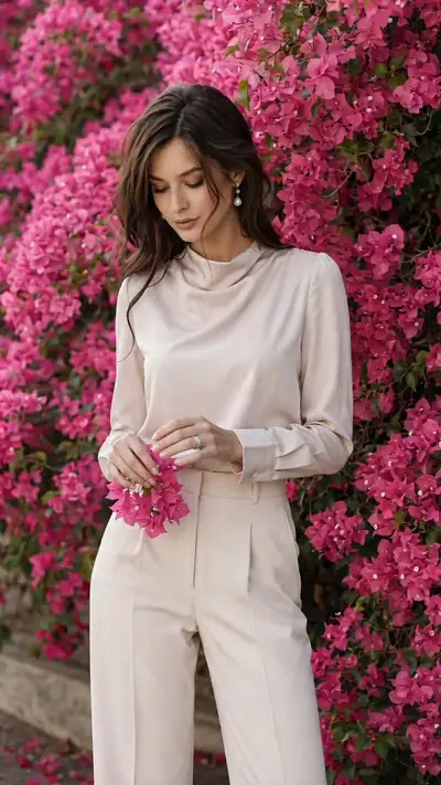 Seedance 2.0 Bougainvillea Fashion Editorial