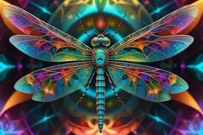 Lyupanov-Fractal Kaleidoscope Image Prompt