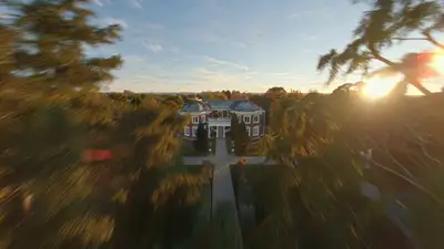 FPV Flythrough of a Georgian House