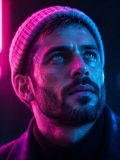 Cyberpunk Cinematic Portrait Prompt
