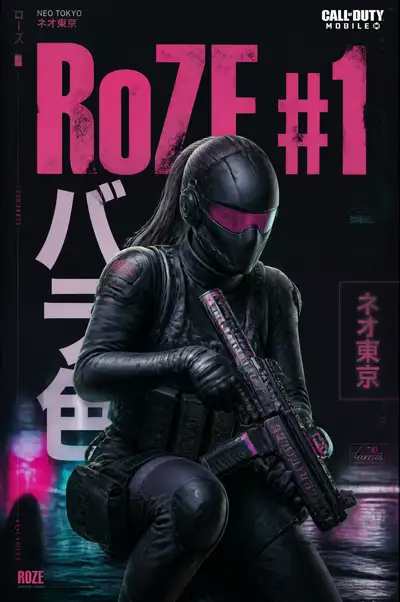 Neo Tokyo RoZE 使命召唤风格海报