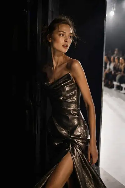 Models Outside of the Show: Backstage to Runway