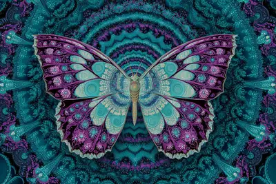Fractal Mandala Kaleidoscope Prompt