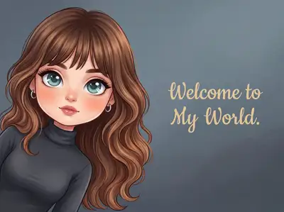 Cartoon Chibi Photo Transformation with Wallpaper Layout