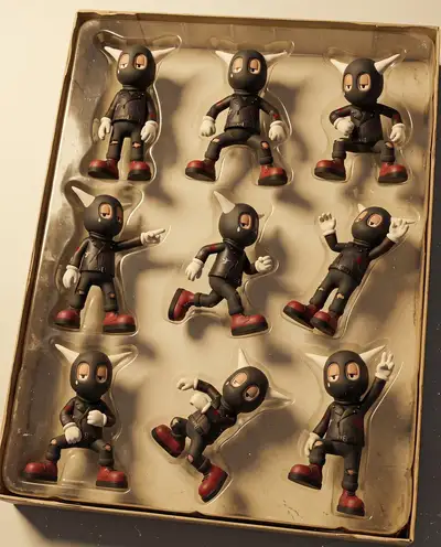 Vintage Toy Pose Pack Creator