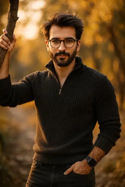 Cinematic Golden Hour Portrait