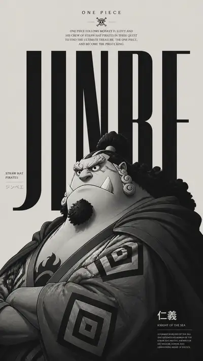 Minimalist Editorial Character Poster