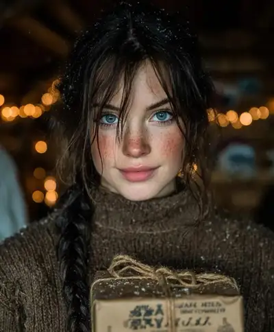 Cinematic Winter Portrait Prompt