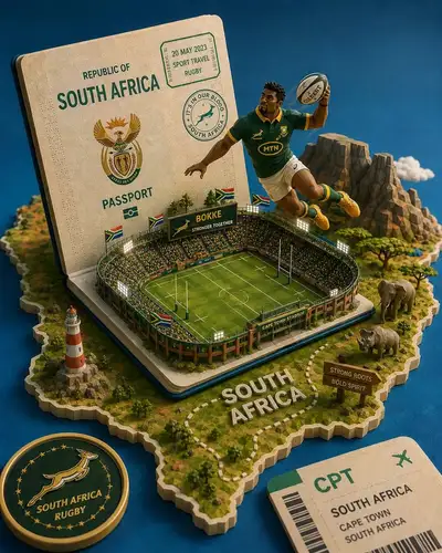 Passport Sports Diorama 3D Render