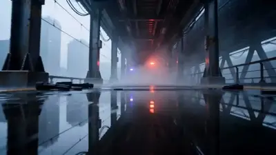 Video de escena de pelea bajo la lluvia cyberpunk con Seedance 2.0