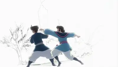 Anime Fight Drawing World Into Existence